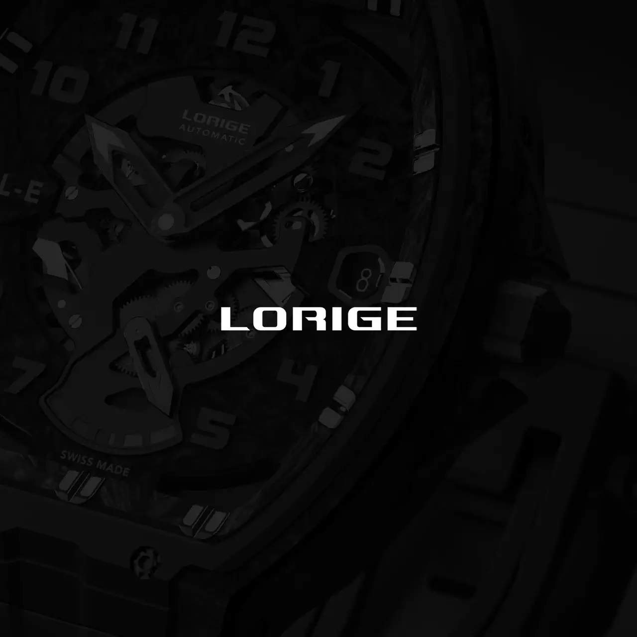 Logotype Lorige - More than inspiration. Horlogerie, une nouvelle marque de montres de luxe. Un morceau d’histoire du sport automobile